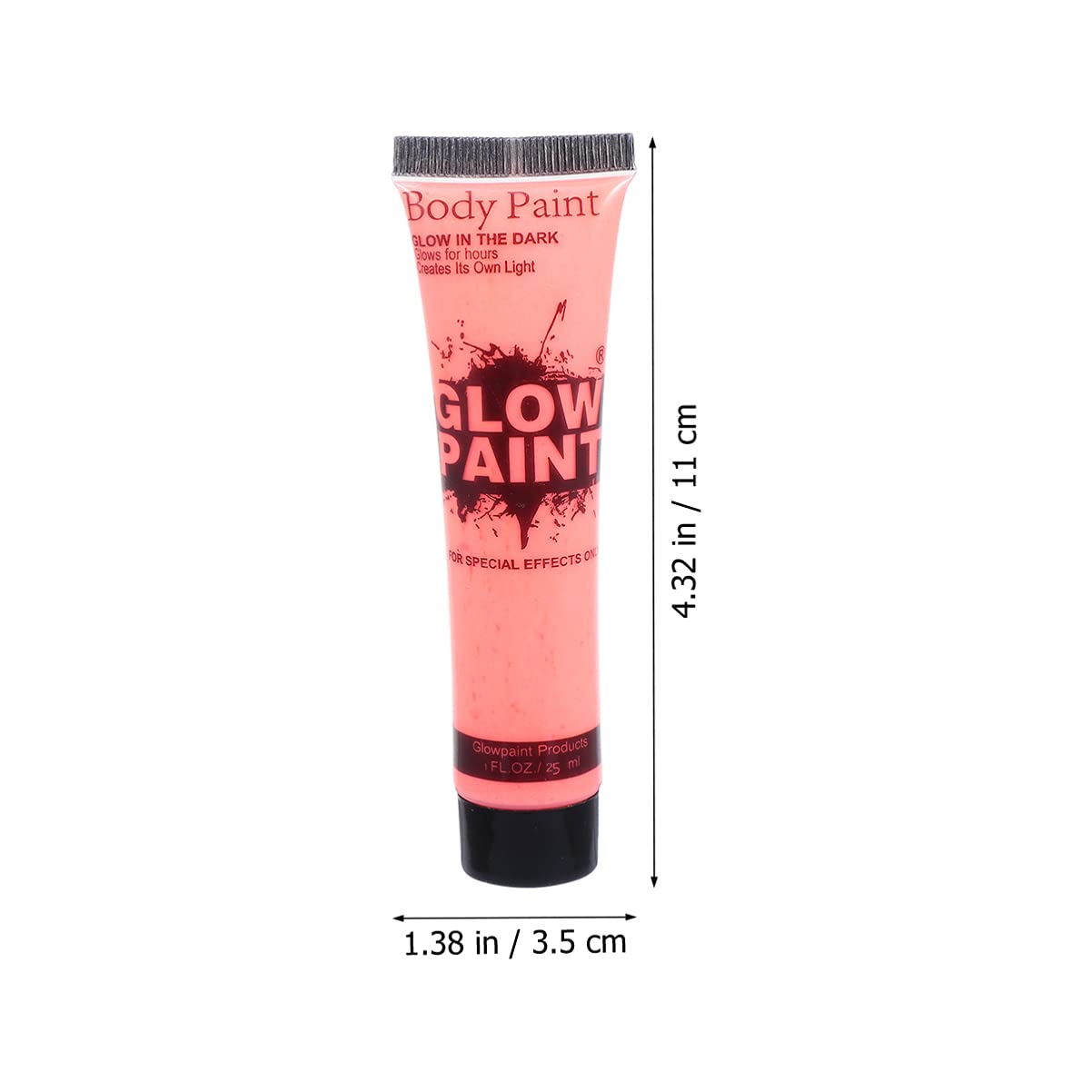 5pcs Fluorescent Face & Body Paint Kit - Neon Glowing UV Makeup for Adults & Kids - Halloween, Cosplay, Rave, Parties - Includes Stencils & Cosmetic Pigments