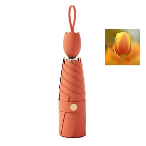 Orange red-Tulip handle