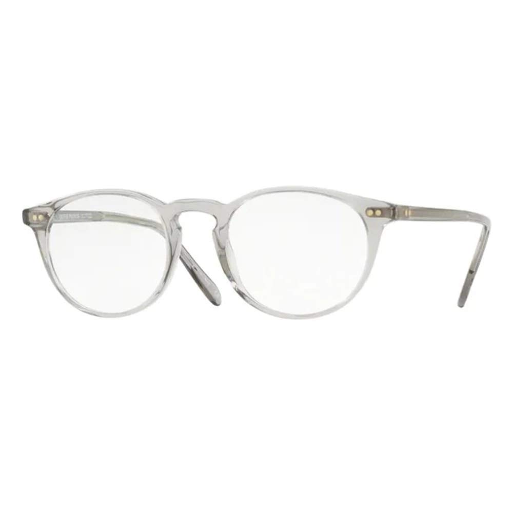Oliver Peoples Rx Eyeglasses Frames Riley R 5004 1007 - 45x20mm Dark Mahogany Italian Acetate - Premium Prescription Glasses for Men & Women - Perfect for Office, Reading & Everyday Wear
