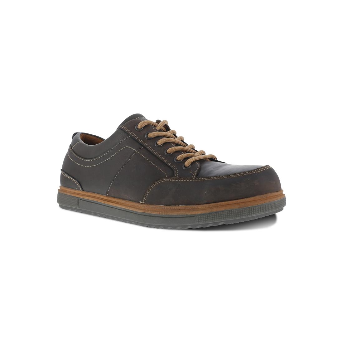 Gridley Steel Toe Oxford Work Shoe Brown