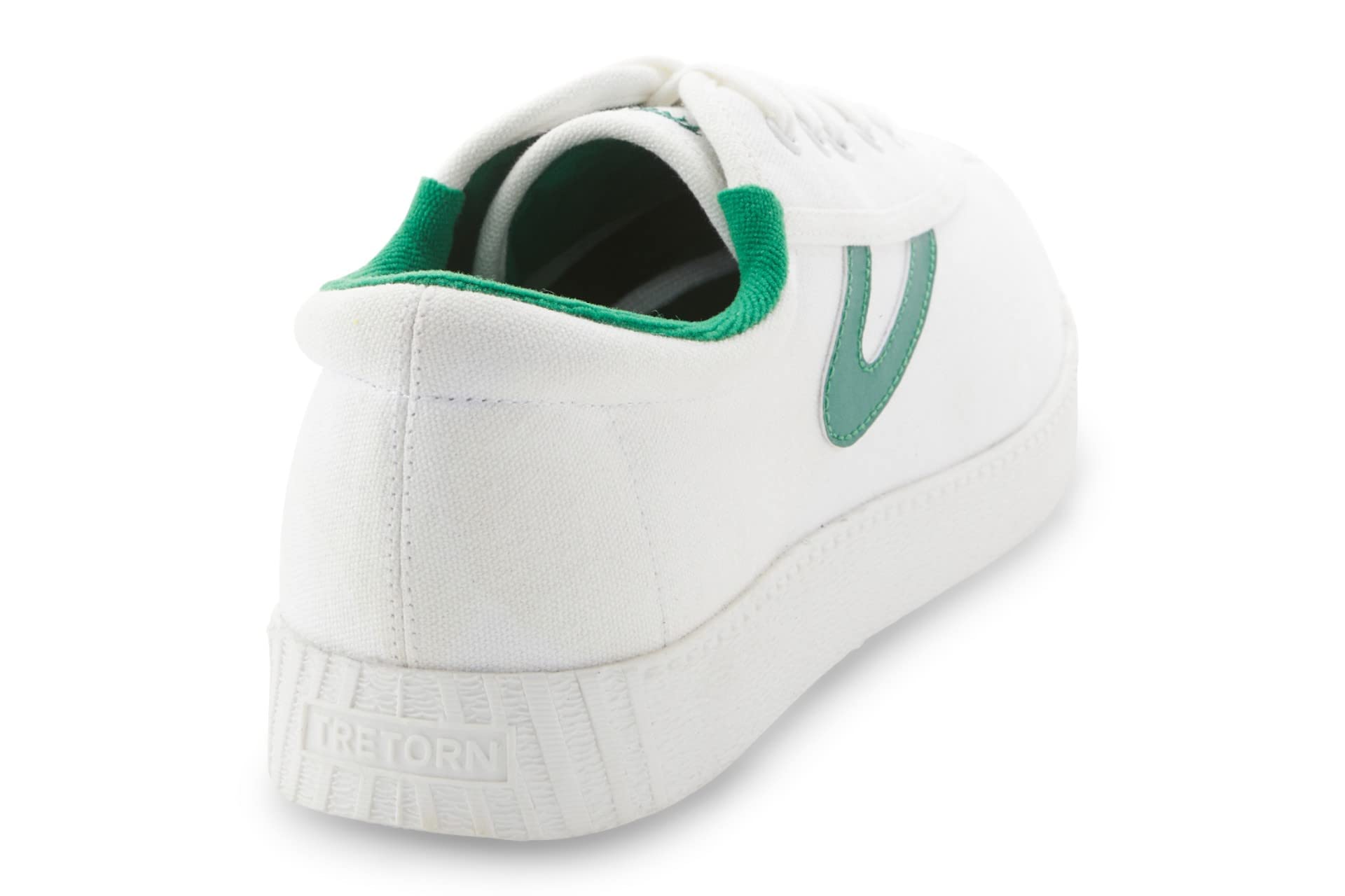 TRETORN Men's Nylite Canvas Sneakers - Comfortable Casual Shoes for Walking, Running & Everyday Wear | Classic White Low-Top Tennis Shoes for Men | Perfect for Gym, Work & Street Style