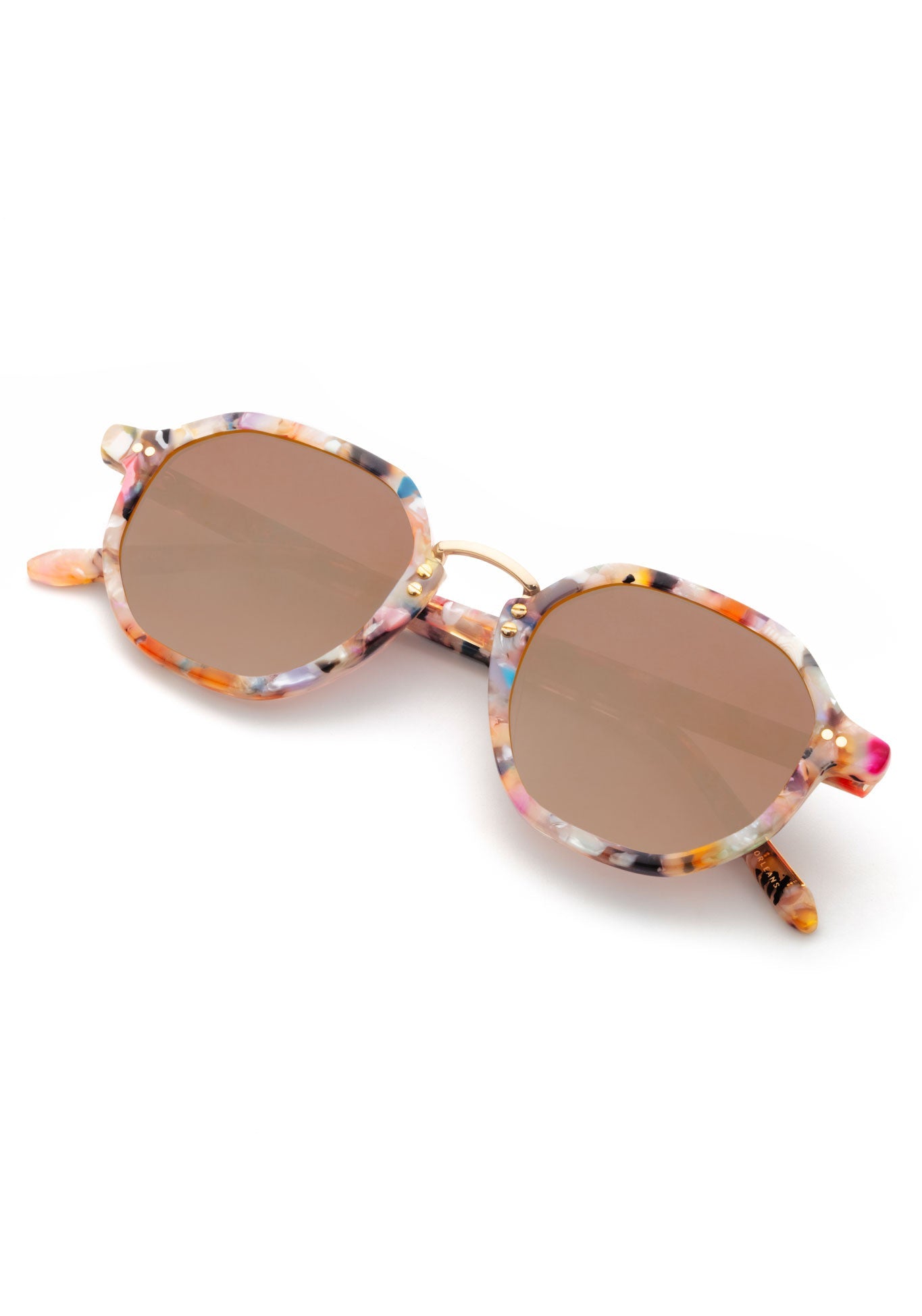 24K Gold Mirrored Sunglasses for Women & Men - DAKOTA Gelato Retro Aviator Style - Perfect for Driving, Beach, and Outdoor Fashion
