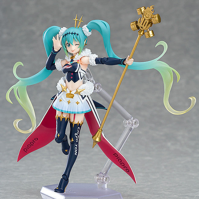 Good Smile Racing Figma #SP 103 Racing Miku 2018 Version - Anime Action Figure Collectible for Display & Cosplay