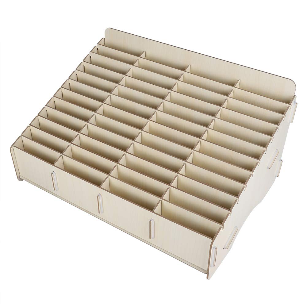 Shipenophy High Capacity Stylish Mobile Phone Storage Box & Display Rack - Organizer with Rubber Bands for Conference Rooms, Offices & Home Use