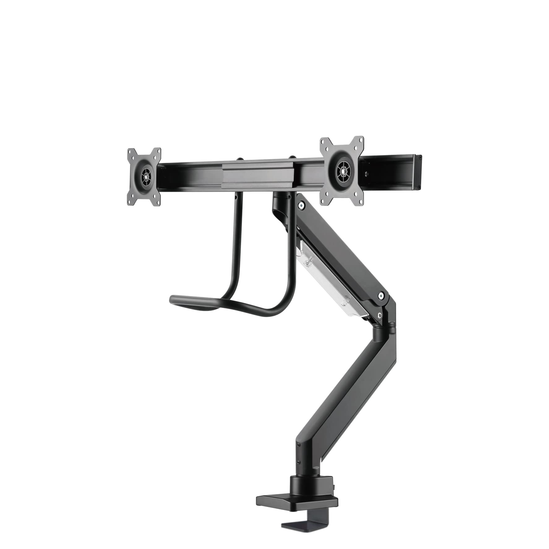 10-32 Inch Flat Screen TV Desk Mount with Clamp & Grommet Base - Space Saving Monitor Stand for Home Office, Gaming & Workspace Setup