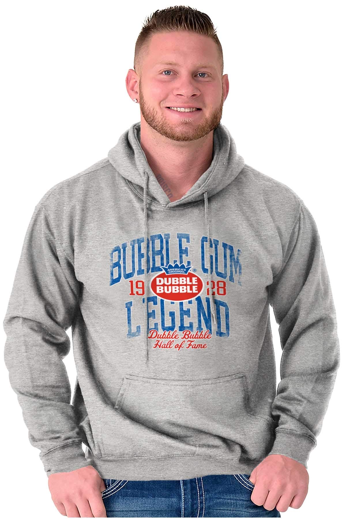**Dubble Bubble Vintage Logo Hoodie Sweatshirt for Men & Women - Retro Bubble Gum Inspired Casual Wear - Perfect for Streetwear, Lounge & Nostalgic Fashion**