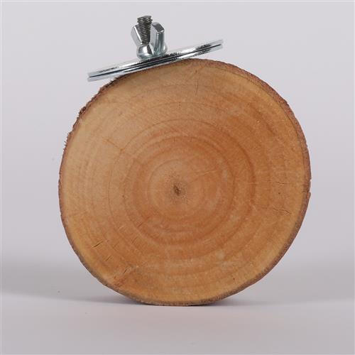 Natural Wooden Circular Perch for Birds - Perfect for Parrots, Cockatiels & Small Pets - Cage Accessory & Play Stand for Indoor Use
