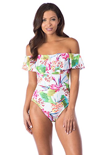 White / Pink / Green / Floral Print