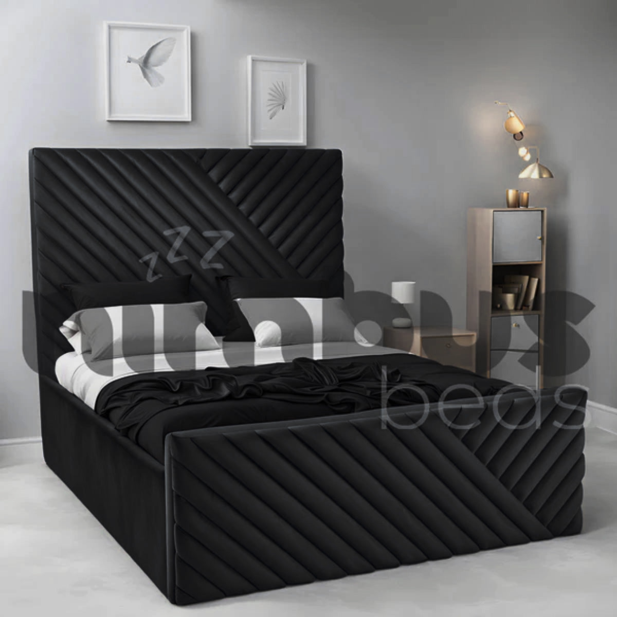 Premium Fraser Bed Frame - Queen Size, Sturdy Metal Platform with Wooden Slats, Noise-Free Support - Perfect for Master Bedrooms, Guest Rooms & Modern Apartments