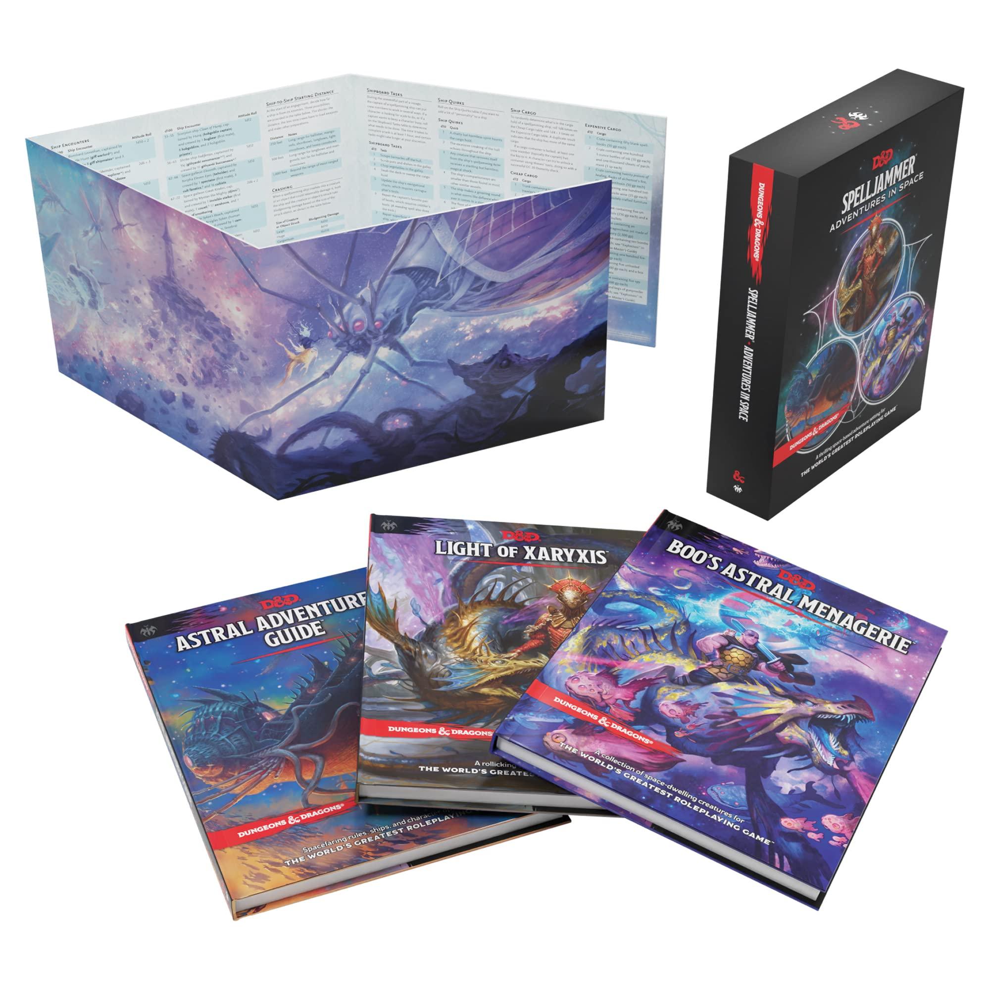 Dungeons and Dragons Spelljammer - Official D&D Space Adventure Campaign Book for Tabletop RPG | Perfect for Sci-Fi Fantasy Game Nights & Epic Space-Themed D&D Sessions