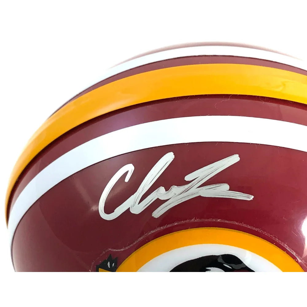 Chase Young Autographed Washington Redskins Rookie Mini Helmet with COA - Rare Collectible for Football Fans & Sports Memorabilia Display