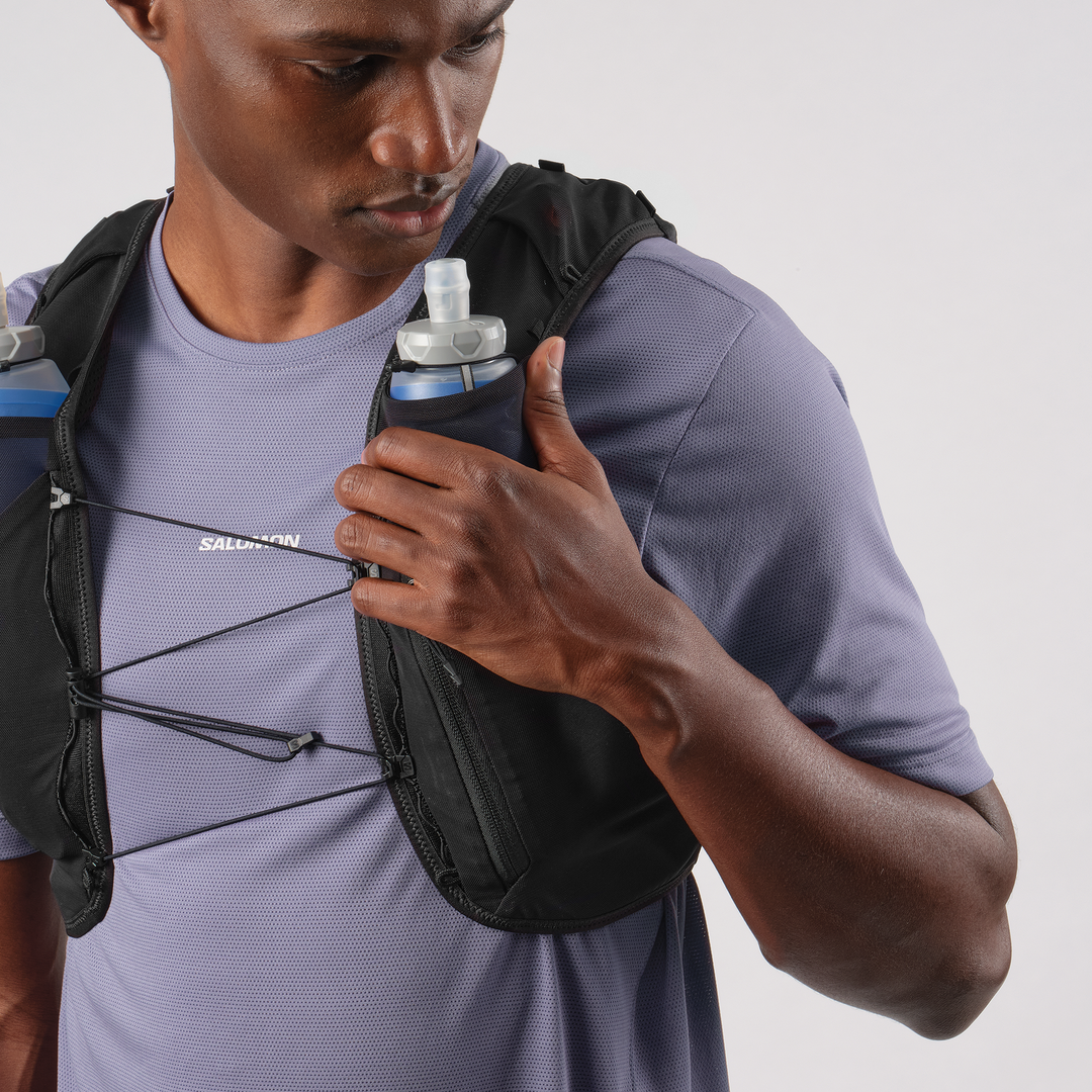 Salomon Unisex Adv Skin 5 Hydration Vest - Lightweight Running Pack for Trail Runners & Hikers - Perfect for Long Distance Running, Marathon Training & Outdoor Adventures (2464900)