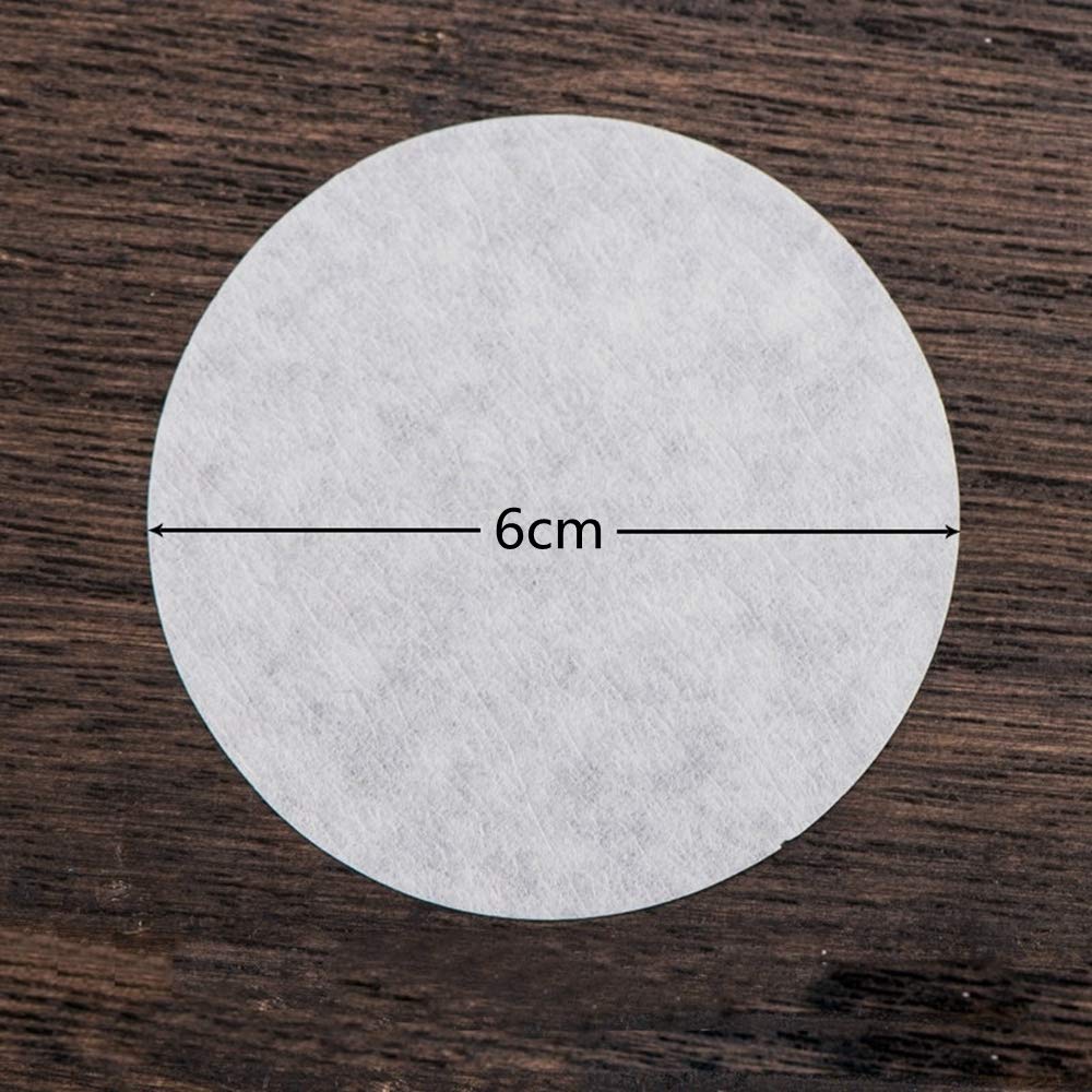 100 Pcs 60mm Coffee Paper Filters - Compatible with Drip Coffee Makers, Pour Over & Cone Brewers - Biodegradable & Unbleached for Eco-Friendly Home & Office Coffee Brewing
