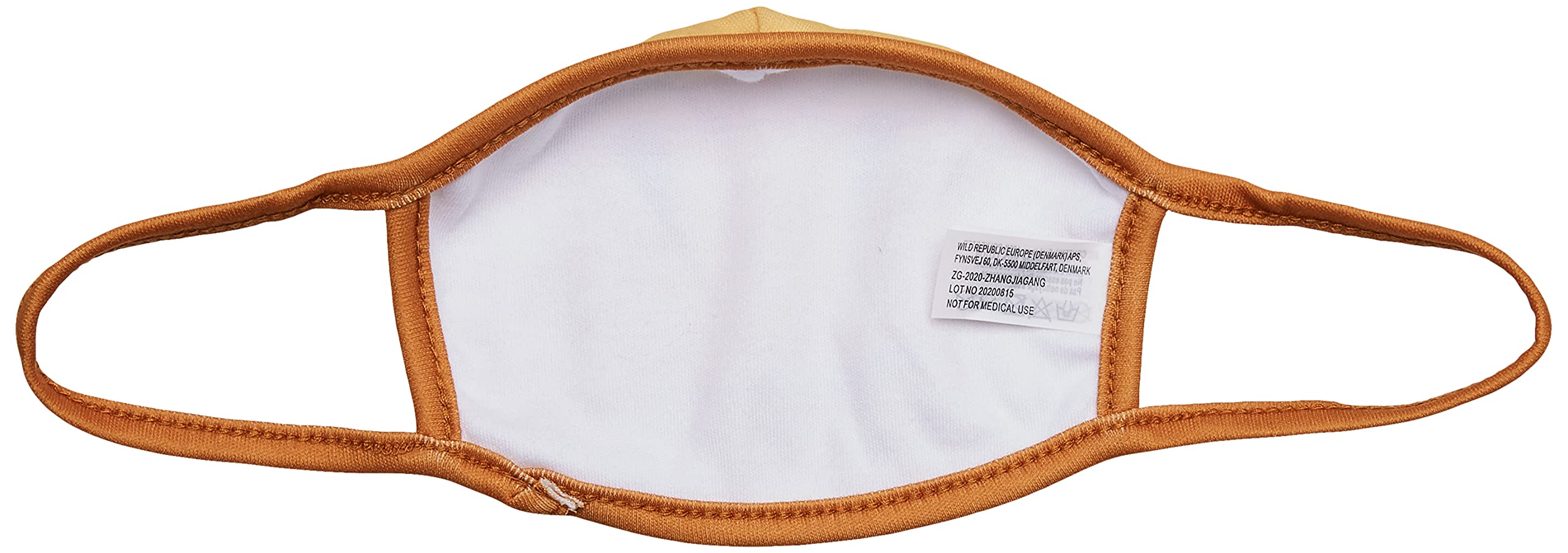 Wild Republic Wild Smiles Reusable Washable Half Face Mask - Comfortable & Breathable for Outdoor Activities, Travel & Daily Protection