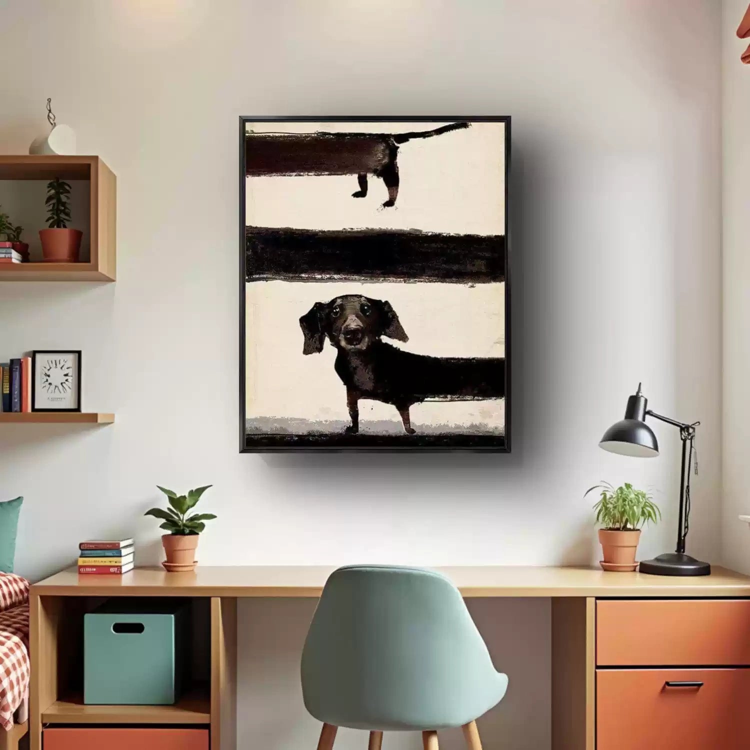 Animal Art Painting #AP143 - Handmade Canvas Wall Decor for Living Room, Bedroom & Office | Wildlife & Nature Inspired Artwork