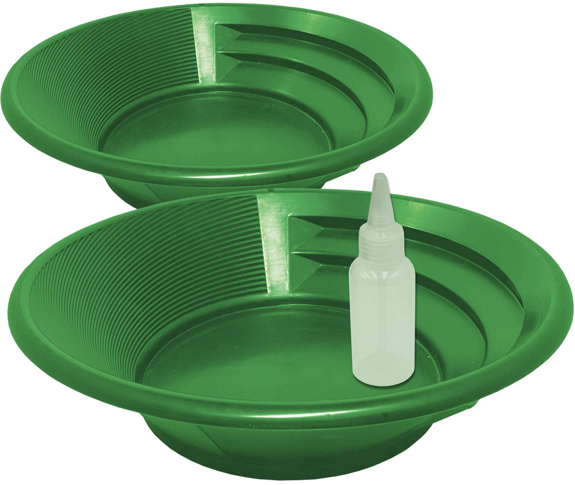 Sluice Fox 3-Piece Gold Panning Kit with Snifter Bottle - Dual-Sided Patented Design for Prospecting, Includes 9