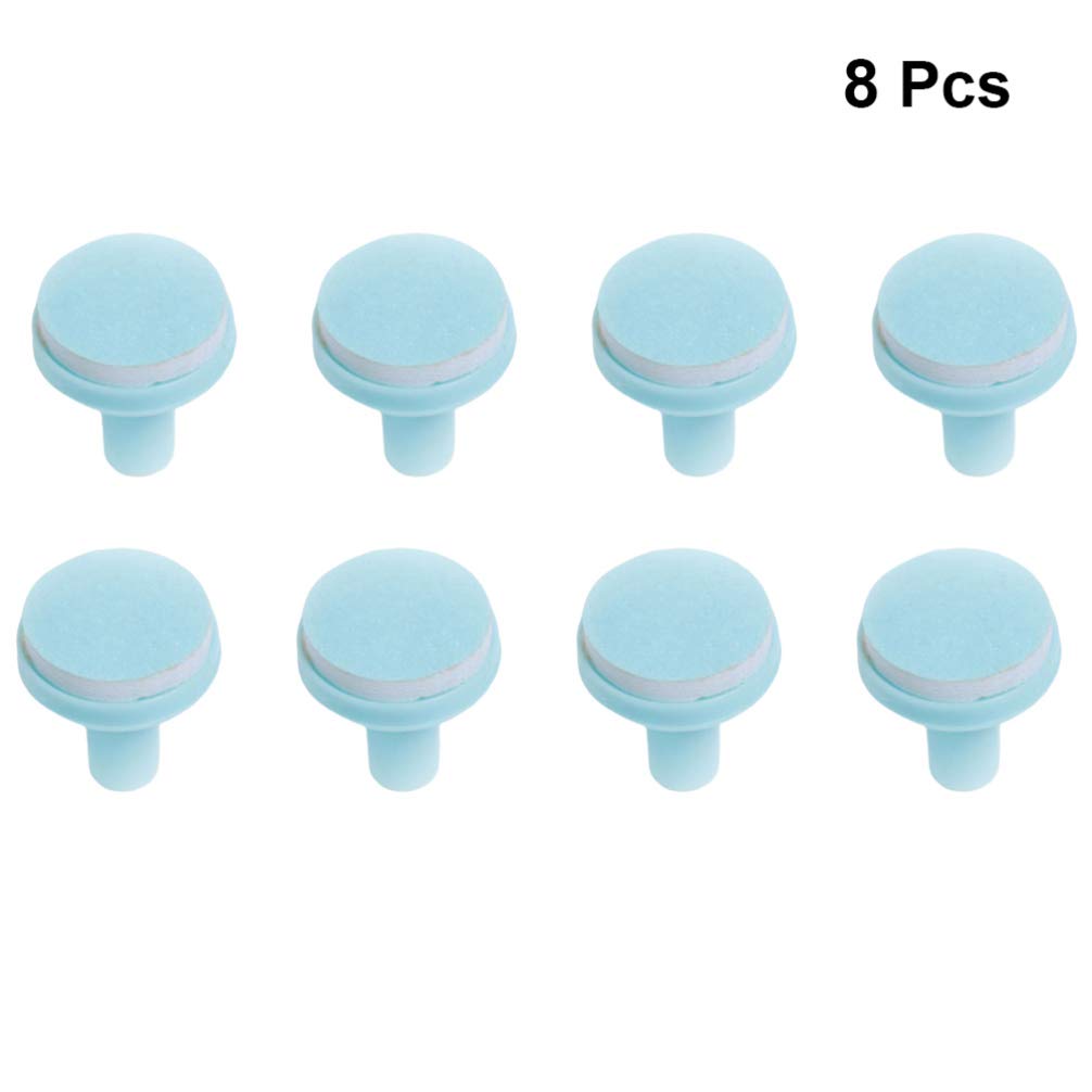 8pcs Nail Trimmer Replacement Pads - Nail File Replacement Accessories with Blue Base for Dogs & Cats - Perfect for Pet Grooming at Home
