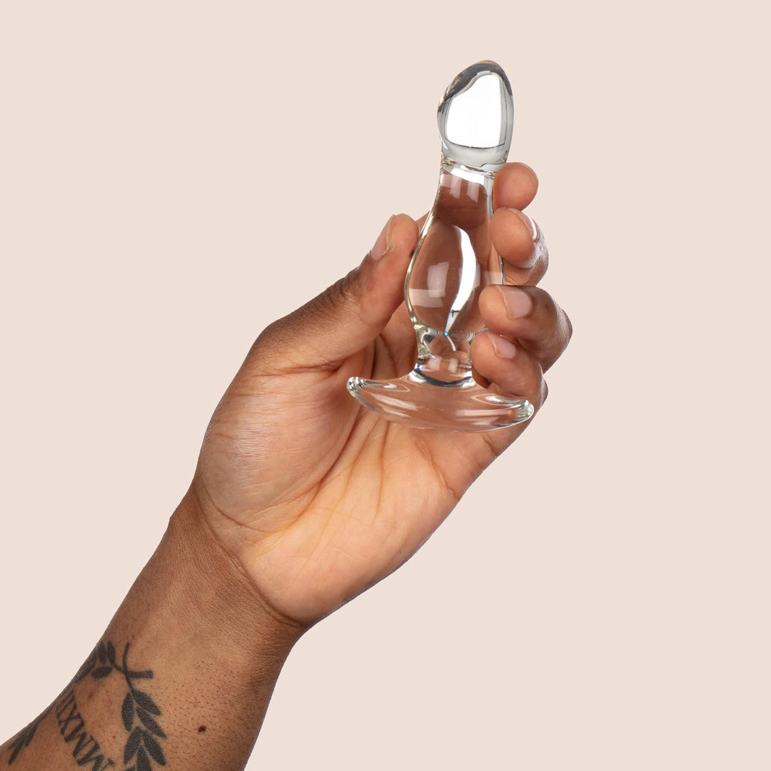 Icicles No. 72 Glass Plug - Premium Handmade Glass Jewelry for Body Piercing & Stretching - Perfect for Ear Gauges, Septum, and Lip Rings - Ideal for Alternative Fashion & Punk Style Accessories
