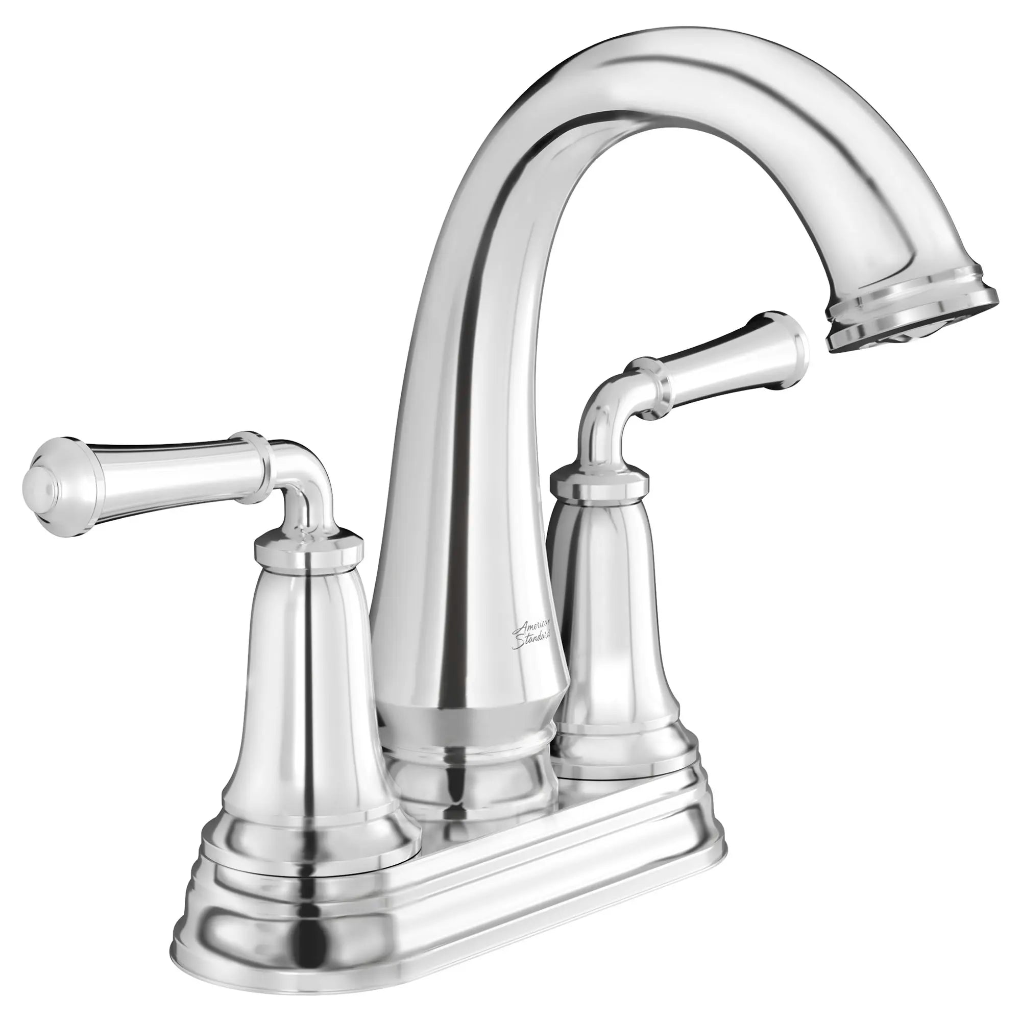 Delancey® 4 Inch Centerset 2 Handle Bathroom Faucet - 1.2 GPM/4.5 LPM Water-Saving Design with Lever Handles - Perfect for Small Bathrooms, Powder Rooms & Guest Baths