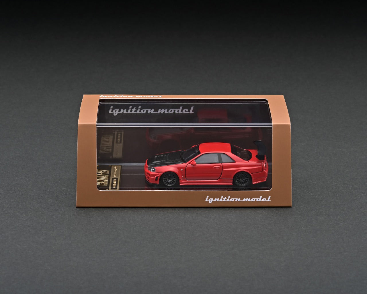 1:64 Scale Nissan Skyline GT-R R34 R Tune Diecast Model Car - Red Collectible Toy for Adults & Kids - Perfect for Display, Racing Games & Car Enthusiast Collections