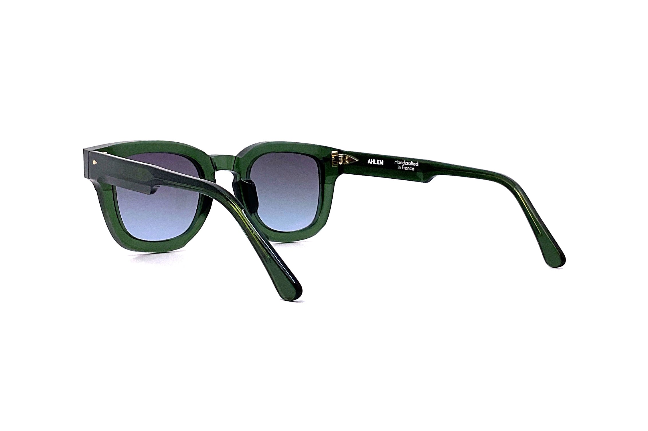 Ahlem Dragon Sunglasses - Dark Green & Blue Gradient Aviator Style for Men & Women - Perfect for Outdoor Activities, Beach, and Driving