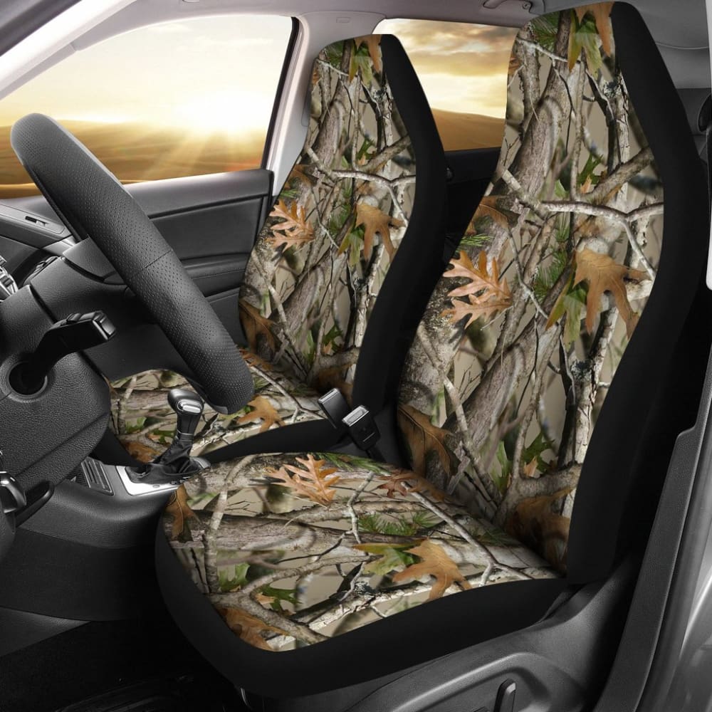 Premium Camo Hunting Car Seat Covers - Durable & Waterproof - Perfect Gift for Outdoor Enthusiasts - Ideal for Trucks, SUVs & Off-Road Adventures