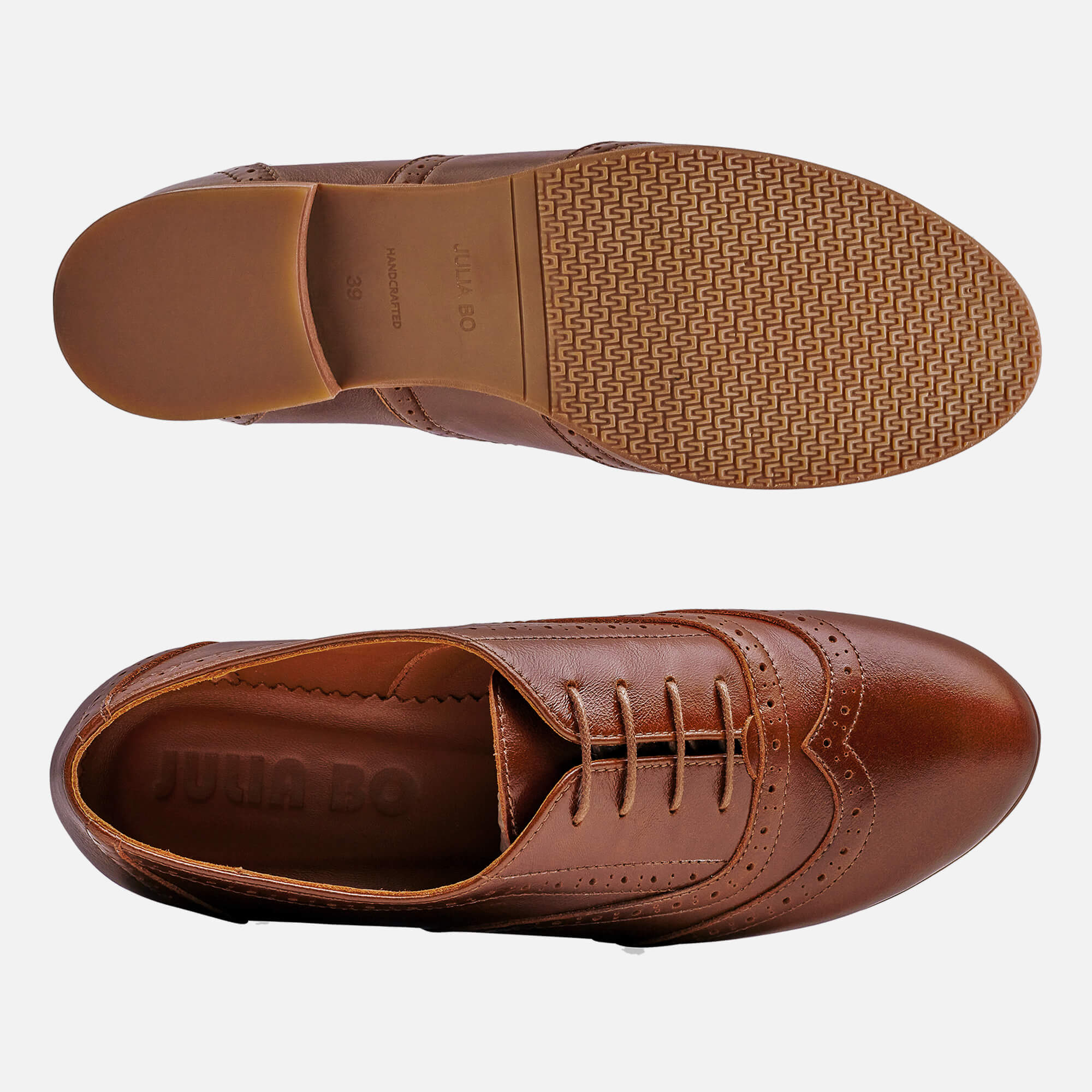 Women's Brown Oxford Shoes - Classic Lenox Style for Work, Office & Casual Wear | Comfortable & Stylish Leather Loafers for Everyday Use