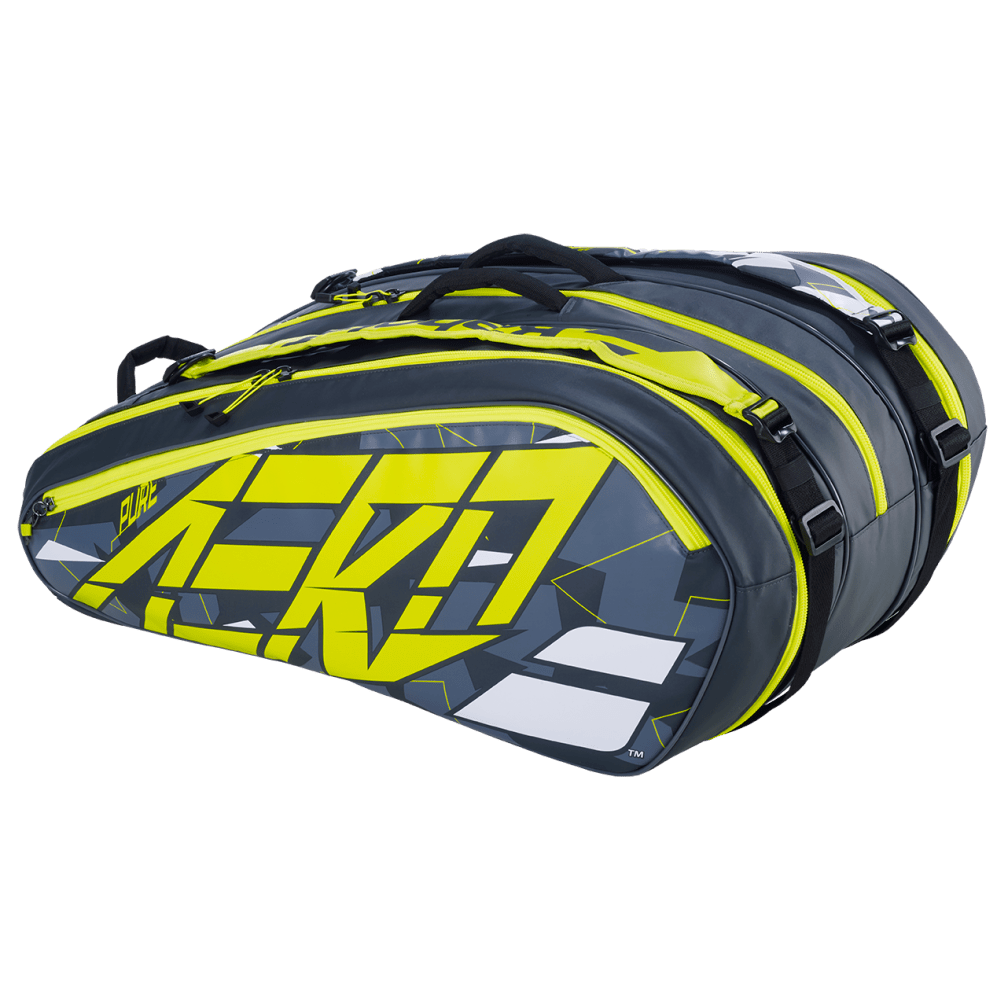 Babolat RH X 12 Pure Aero Tennis Bag 2024 | Premium Tennis Backpack for Rackets & Gear | Perfect for Court, Travel & Training