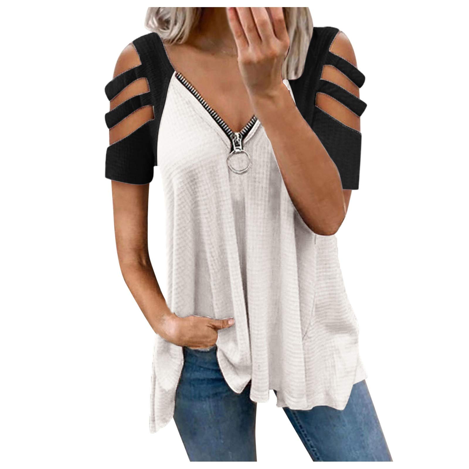 Smooto Women's Pink T-Shirt Dress & Green Blouse - Sun Tunics, Jesus Tank Tops, Novelty Racerback Tanks (Black 10, XL) - Perfect for Summer Outfits, Beach Wear & Casual Fashion