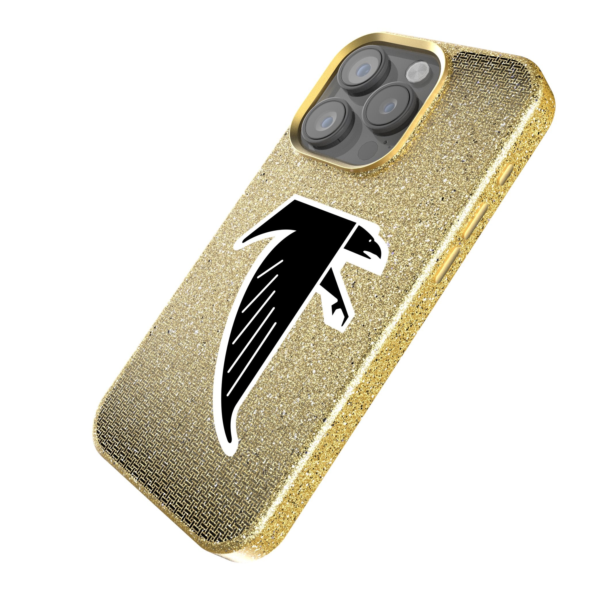 Atlanta Falcons Rhinestone Bling Phone Case for iPhone 14 Pro Max - Glamorous NFL Team Design, Durable Protection for Everyday Use & Game Day Spirit