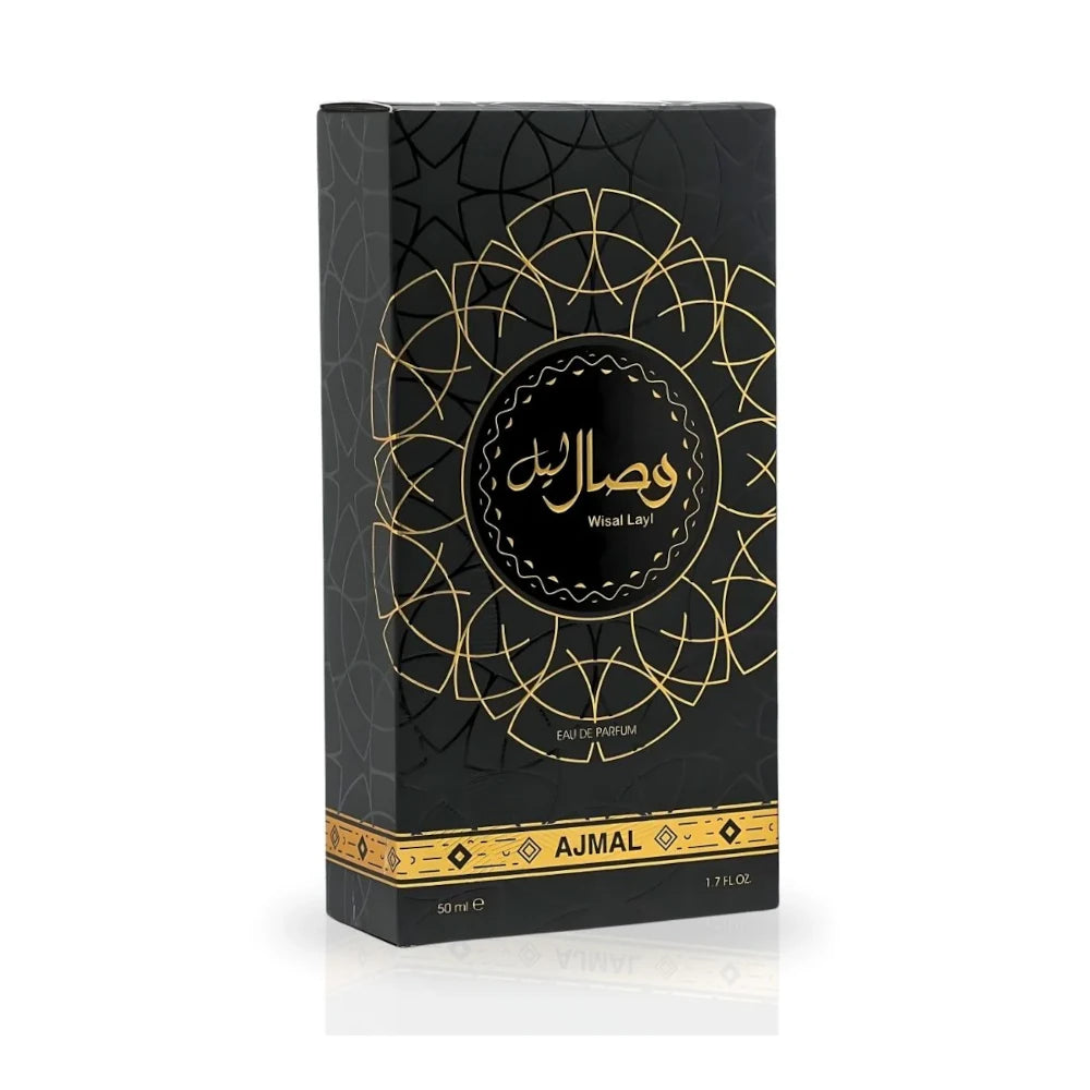 Wisal Layl Eau de Parfum for Women - 50ml Luxury Perfume, Long Lasting Floral Scent - Perfect for Date Nights, Special Occasions & Daily Wear