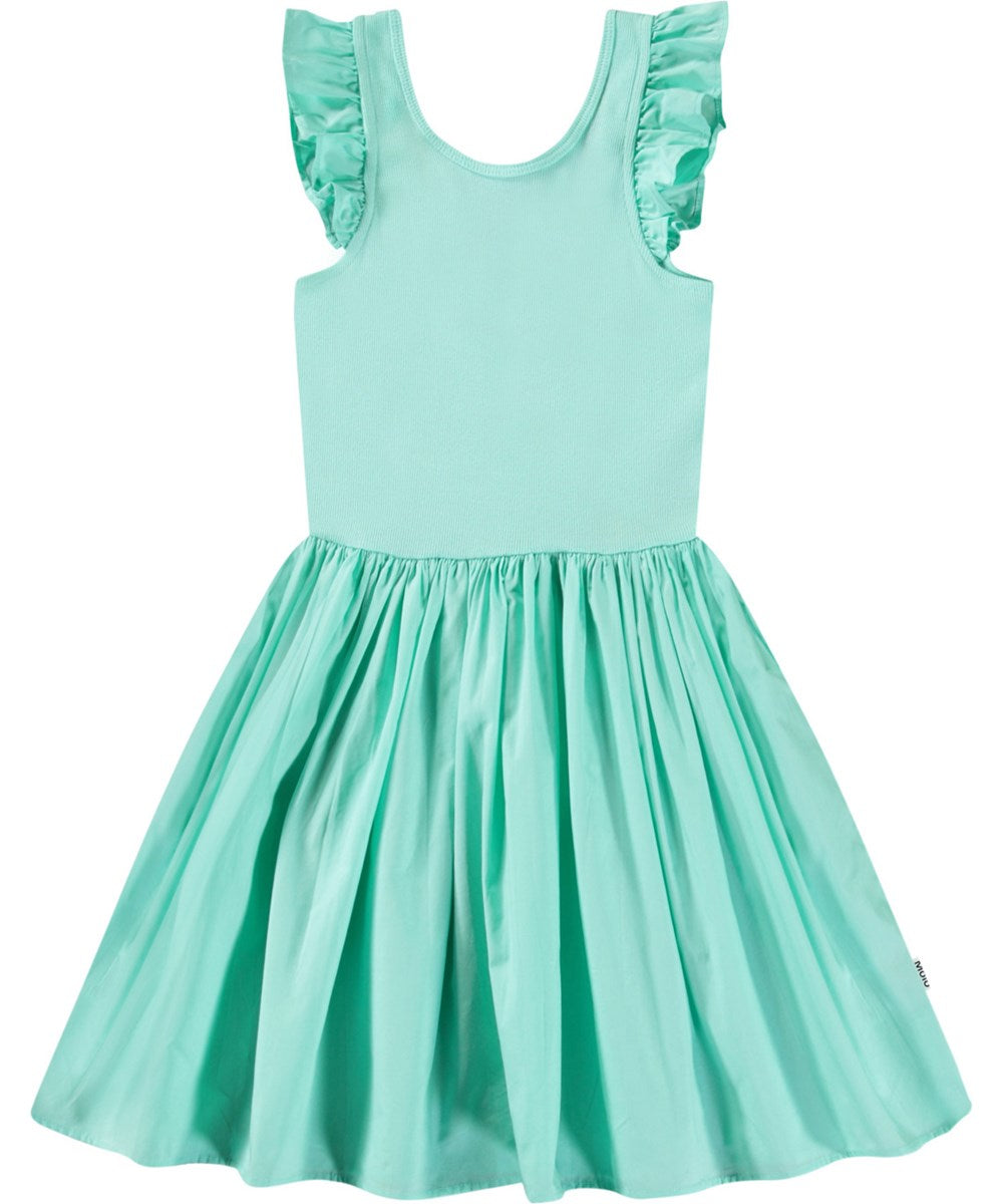 Molo Cloudia Dress in Ocean Wave - Stylish Flowy Summer Dress for Women, Perfect for Beach Vacations, Parties & Casual Outings