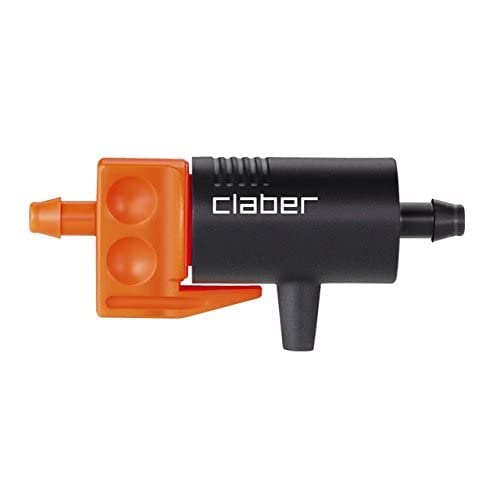 Claber Rainjet 91217 6-Line 10 Drip Irrigation Kit - Garden Watering System Accessories for Efficient Plant Hydration | Perfect for Lawns, Flower Beds & Vegetable Gardens