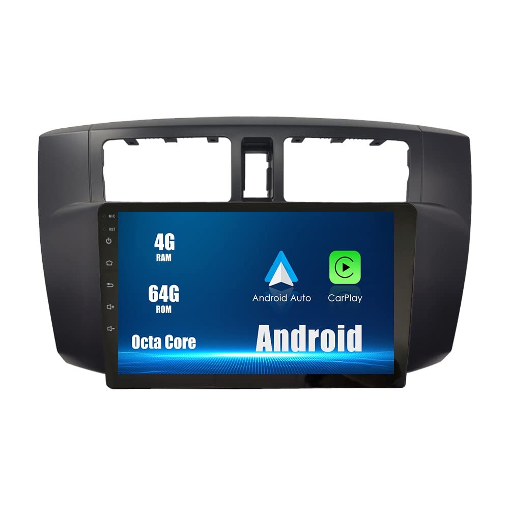 Android 10 Car Stereo with GPS Navigation - 2.5D Touch Screen Multimedia Player for Toyota Diahann Move | Bluetooth, FM Radio, HD Display | Perfect for Road Trips & Daily Commuting