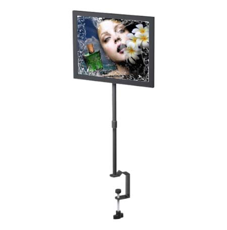 11x14 Adjustable Countertop Clamp Frame - Versatile Poster Display Stand for Retail Stores, Restaurants & Home Decor
