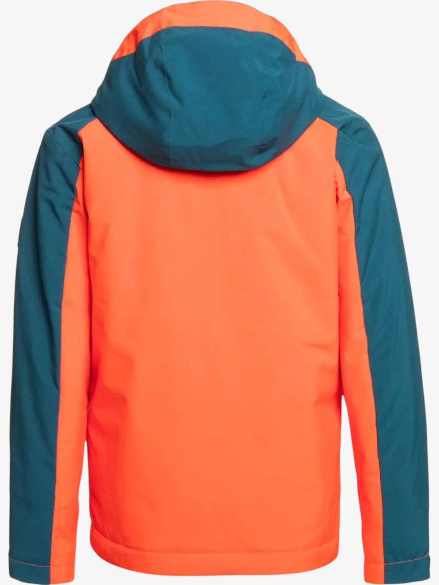 Quiksilver Snow Mission Block Kids' Snow Jacket - Waterproof & Warm Winter Coat for Boys & Girls - Orange & Blue Ski Jacket for Outdoor Snowboarding & Winter Sports