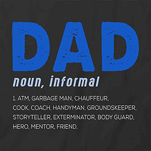 Funny Dad Graphic T-Shirt - Black Printed Cotton Tee for Fathers Day, Birthday & Casual Wear | Cool Dad Gift for Men