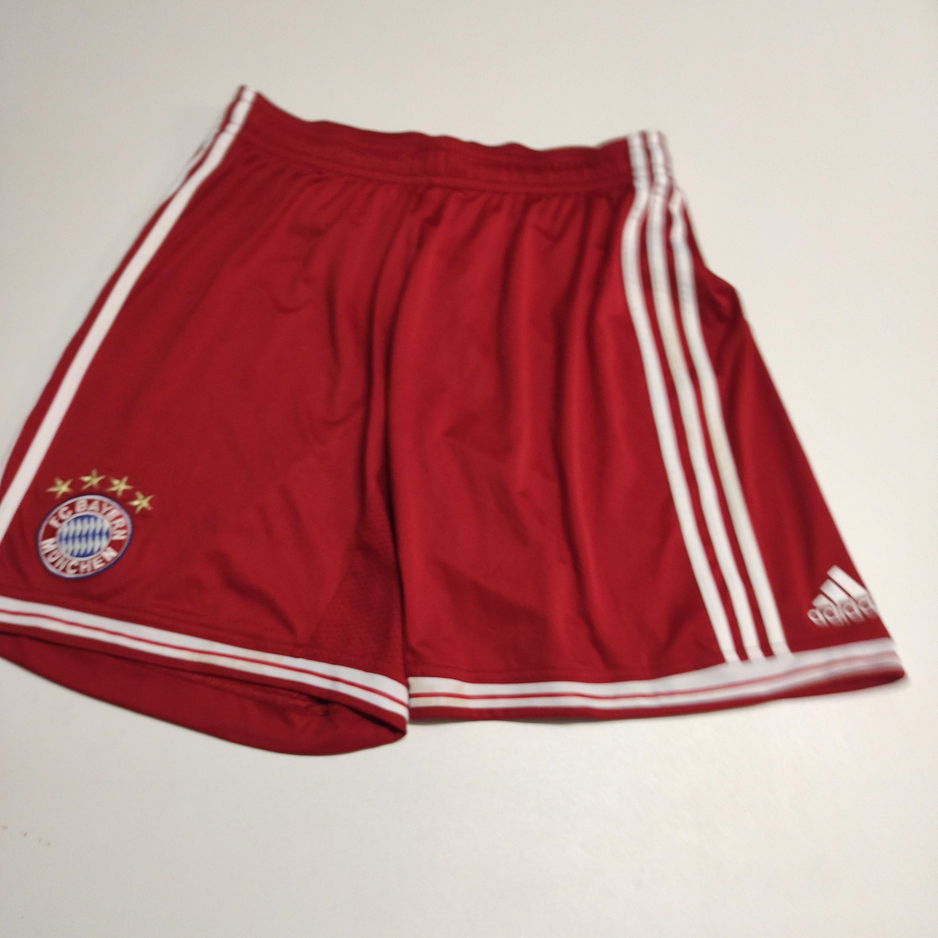 Adidas x Bayern Munich Football Shorts for Men - Official Team Soccer Shorts with Moisture-Wicking Fabric - Perfect for Training, Matches & Casual Wear (Size L, Style #7922)