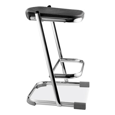 NPS 6600 Series Black Elephant Z Stool - Heavy Duty Backless Bar Stool Supports 500lb - Perfect for Home Bars, Kitchen Islands & Commercial Use