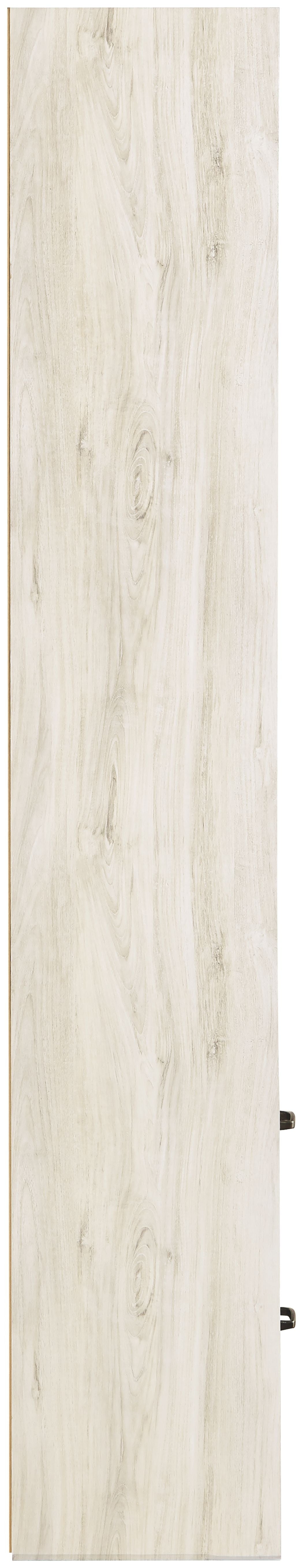 Bellaby Whitewash Pier 2-Drawer Nightstand - Modern Bedside Table for Bedroom, Living Room & Office Storage