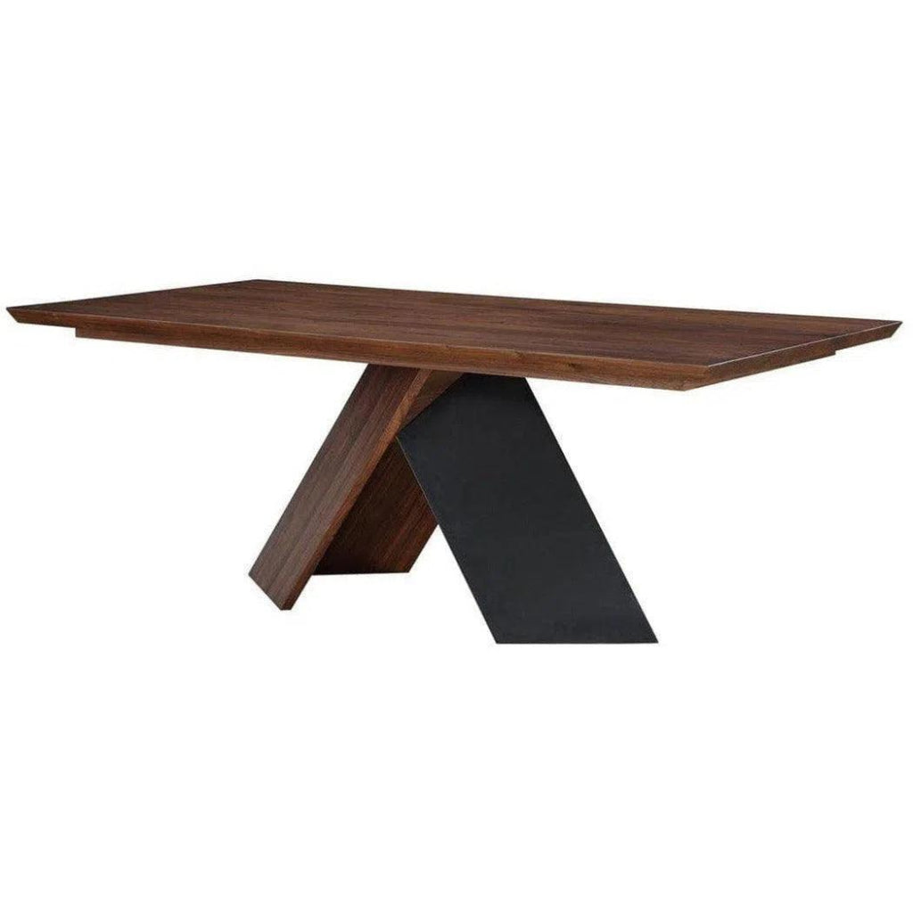 80 Inch Modern Brown Dining Table - Large Farmhouse Style Wooden Table for Kitchen, Dining Room & Open Concept Living Spaces