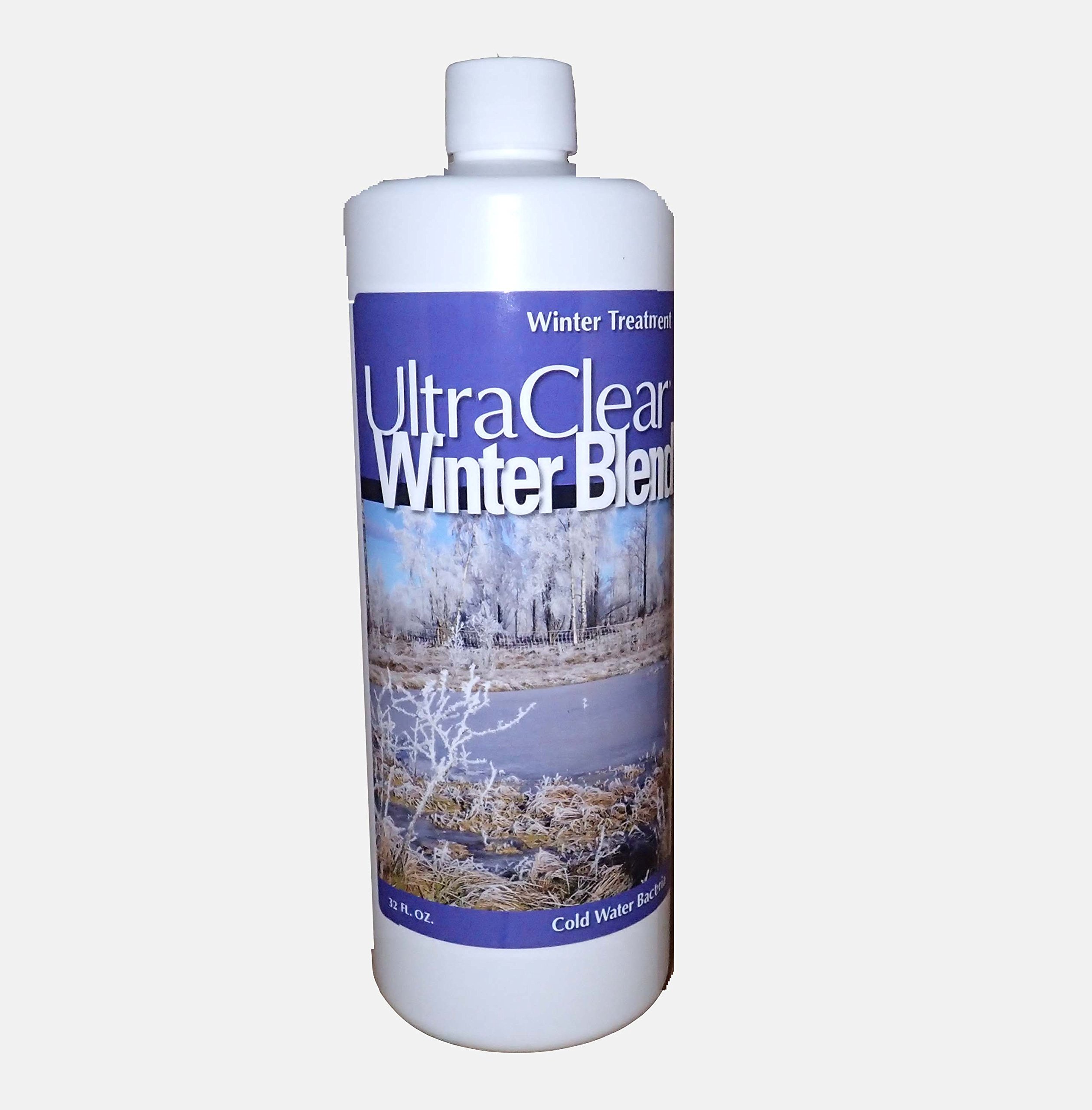 Ultra Clear Winter Blend Cold Water Bacteria 32 oz - Premium Aquarium Cleaner for Fish Tanks, Ponds & Water Features - Safe & Effective Water Treatment Solution