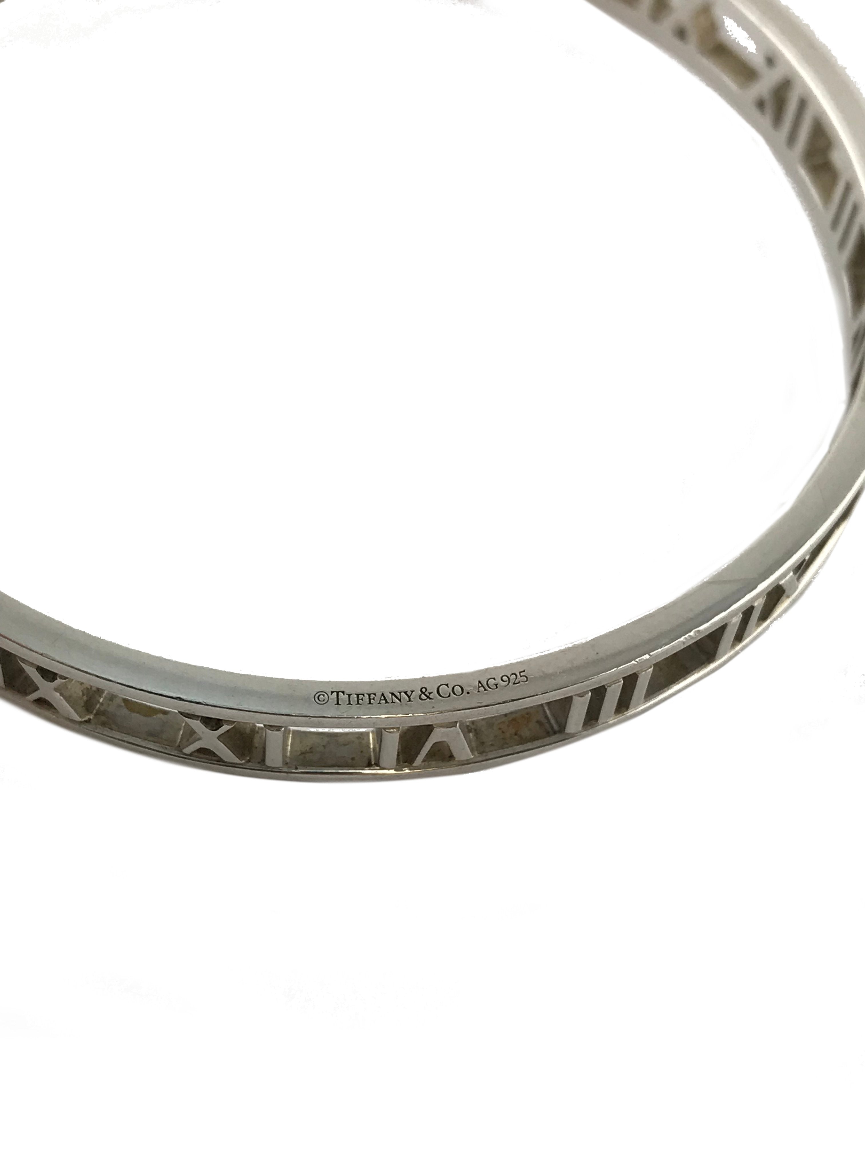 Tiffany & Co. Atlas Sterling Silver Bangle Bracelet for Women - Elegant Minimalist Jewelry Gift for Birthday, Anniversary & Special Occasions | Perfect for Everyday Wear & Formal Events