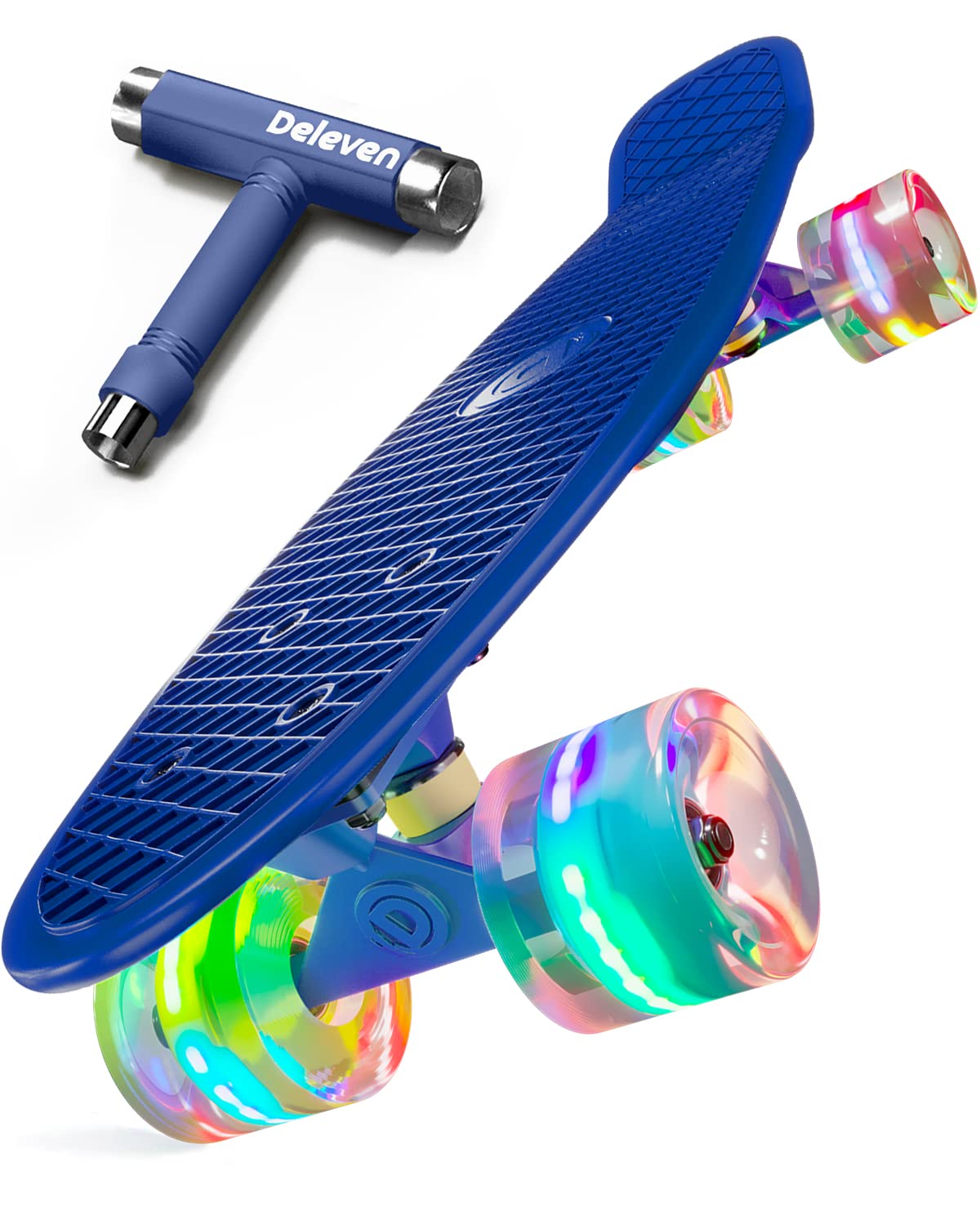 22 Inch Kids Skateboard for Boys & Girls Ages 6-12 | Mini Cruiser Skateboard for Beginners 4-12 Years | Durable Skateboards for Learning Tricks, Commuting & Outdoor Play