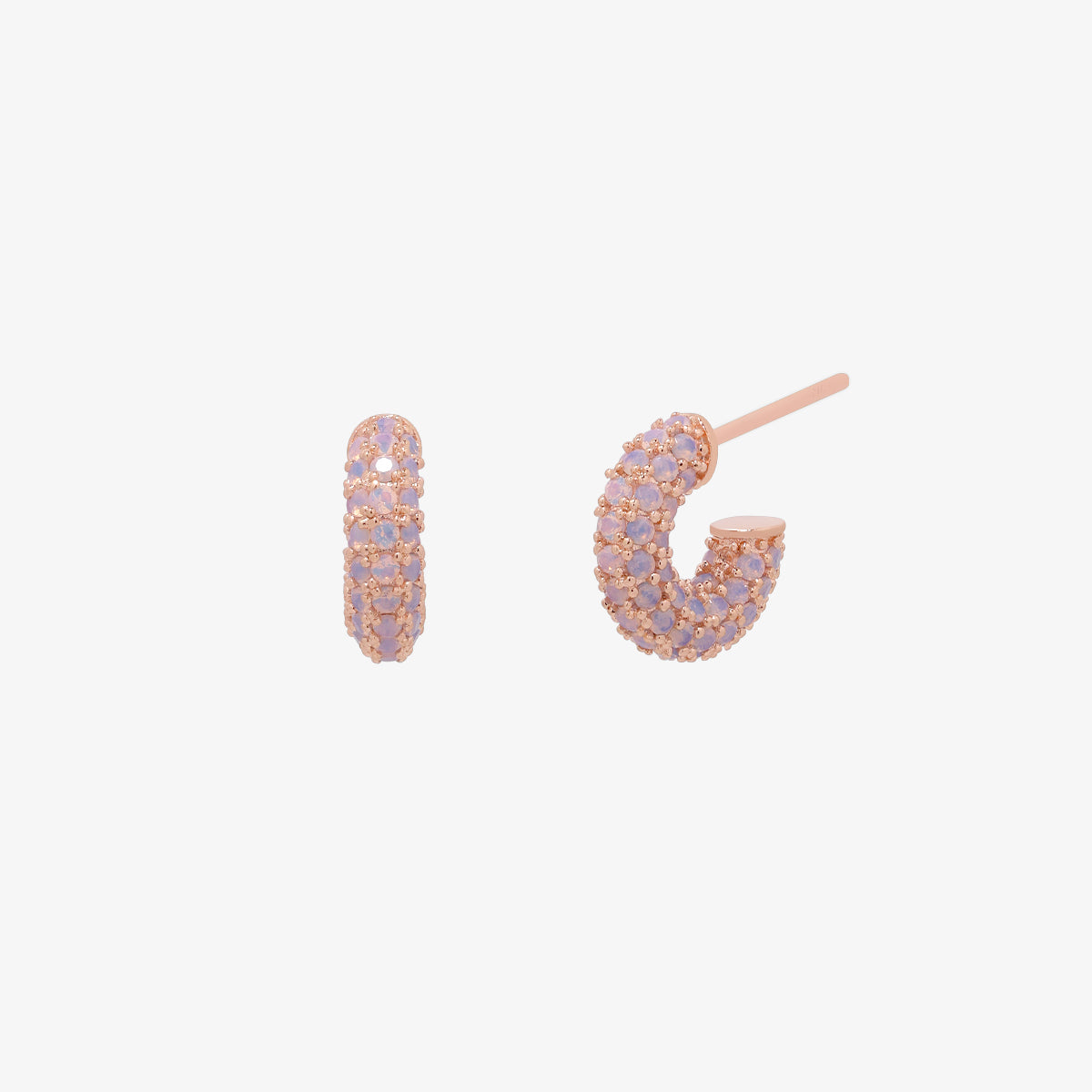 Gemstone Semi Hoop Earrings for Women - Elegant Dangle Earrings for Daily Wear & Special Occasions