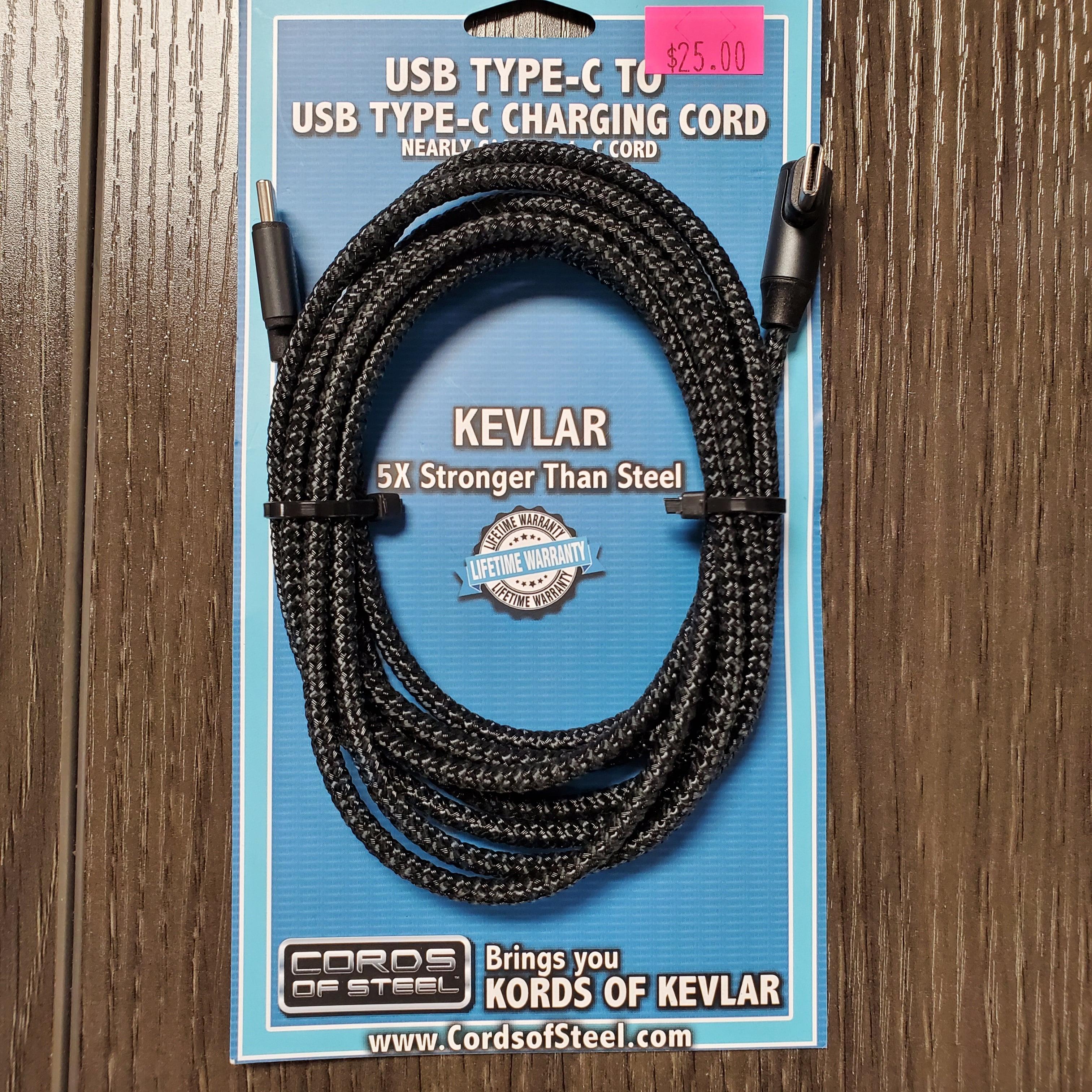 Premium Braided Steel Type C Charging Cable - Durable & Fast Charging for iPhone, Android, MacBook - Perfect for Home, Office & Travel Use