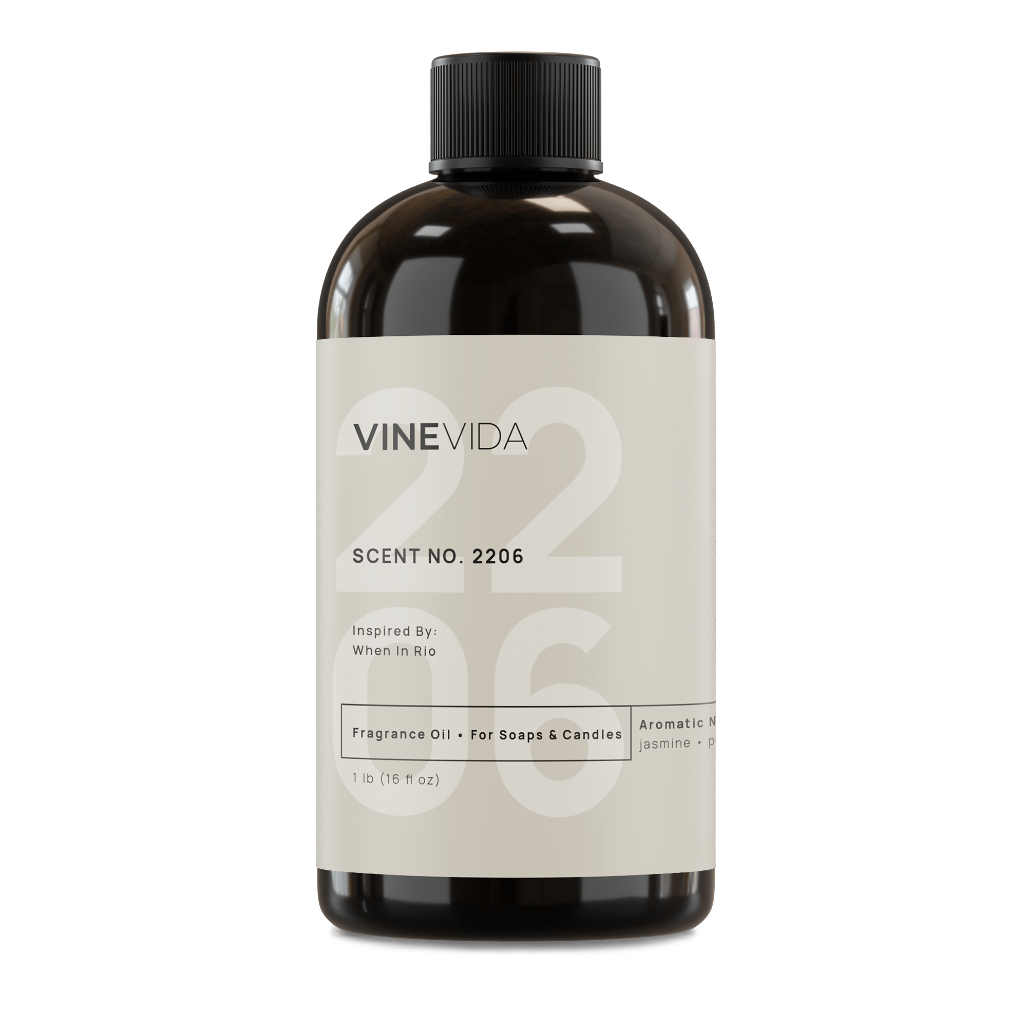 NO. 2206 Fragrance Oil for Soaps & Candles - Sol De Janeiro When In Rio Scent | Perfect for DIY Bath & Body Products, Home Aromatherapy