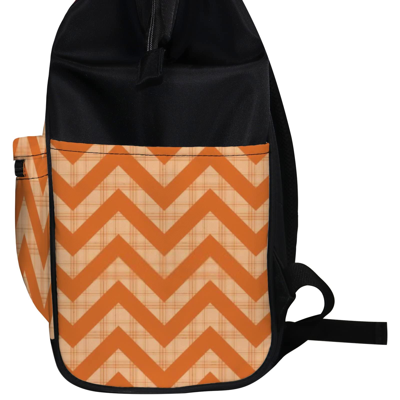 Multifunctional Waterproof Diaper Backpack for Moms - Large Capacity Baby Nappy Bag with Wavy Stripes Design | Perfect for Nursing, Travel & Daily Use with Baby