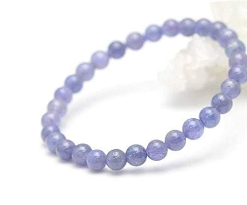 Precious-GEMS Tanzanite Bracelet for Women - Natural Gemstone Healing Crystal Stretch Bracelet, Birthstone Jewelry Gift for Her | Perfect for Meditation, Yoga & Spiritual Healing