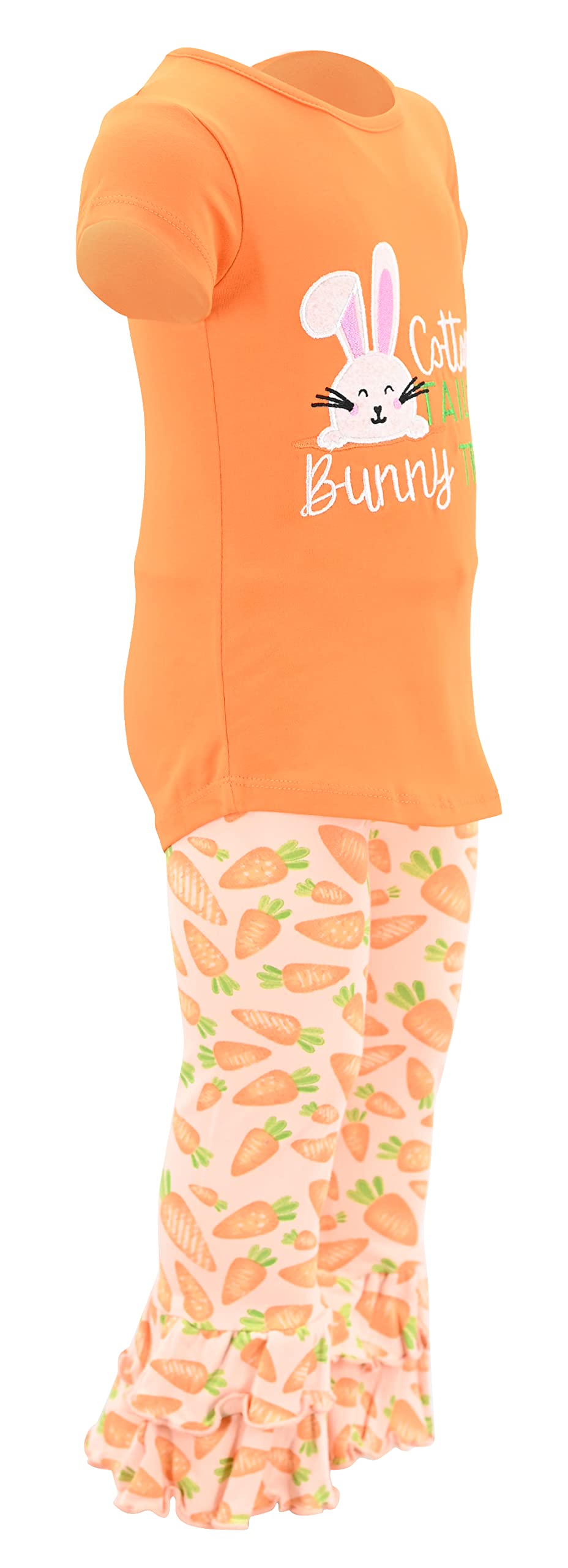 2-Piece Baby Girl Outfit - Ruffle Leggings & Shirt for Toddlers | Playtime & Party Wear